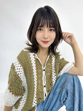 ルービック 梅田茶屋町(Rubik) くびれレイヤーエモージュ/小顔大人ミディ