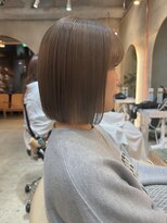 ロンド エスポワール 錦糸町(Lond espoir)&nbsp;【澤口】黒髪グレーベージュレイヤーロング前髪パーマ