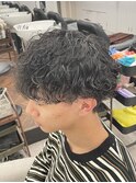メンズ 波巻きパーマ