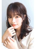 くせ毛風ナチュラルロング