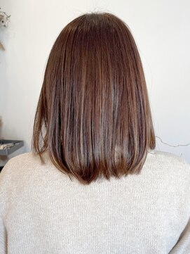 レポヘアー(Repos hair) 20代30代40代髪質改善カラーショコラベージュ艶感ストレート