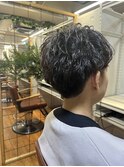 癖毛風メンズパーマ