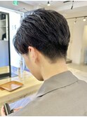 ビジネスヘア就活ヘアツーブロック刈り上げフェードメンズ