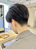ファイブシーン アオヤマ(5SCENE AOYAMA)&nbsp;ビジネスヘア就活ヘアツーブロック刈り上げフェードメンズ