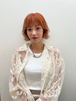 エディット トウキョウ(e.dit tokyo)&nbsp;【MILK/MURIEL macoto】オレンジカラー　ボブ