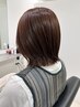 デザインカット+カラー【カラー後の頭皮を労る炭酸スパ、マイクロバブル付】