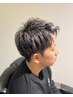【大人気◎】メンズカット+眉毛カット+炭酸ヘッドスパ
