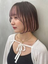 ココ なかもず店(COCO)&nbsp;レイヤーカット/ボブ/髪質改善/チェリーブラウン