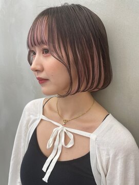 ココ なかもず店(COCO) レイヤーカット/ボブ/髪質改善/チェリーブラウン