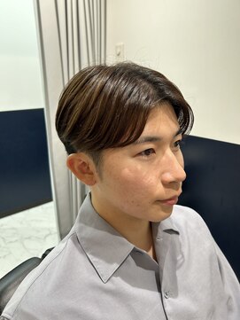 リバティシェアバーバー 銀座(LIBERTY SHARE BARBER) ナチュラルセンターパートマッシュ
