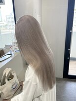 ユウル 横浜(juhl.)&nbsp;チャコールグレーアッシュブロンドグレージュダブルカラー横浜駅