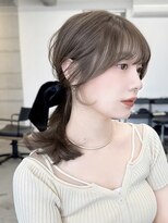 フォンズ(FONS) アレンジも可愛い顔周りカット韓国レイヤーカットミディアムヘア