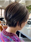 シドウ/30代40代/パーマなしショート/くびれショート