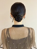 シニヨンアレンジ/タイトアレンジ/ヘアセット/ヘアアレンジ