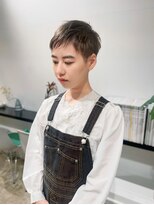 クリアーオブヘアー 栄南店(CLEAR of hair)&nbsp;ベリーショート×ベージュ/RIHO