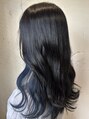 サロン ド ソーホー 蕨(Salon de SOHO) インナーカラーのブルーがチラ見えして可愛いです(^^)♪