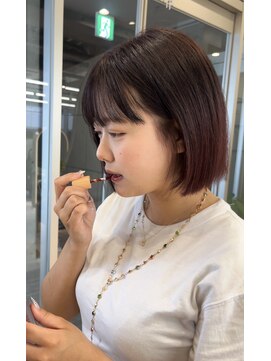 ロンドルピナス 小倉(Lond Lupinus) ブルーブラック/ワイドバング/美髪のススメ/外ハネボブ/北九州/