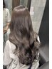 人気No.1【髪質改善】デザインカット+フルカラー　￥8980