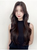 レイヤーカット　韓国ヘア