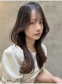 オリーブグレー仙台髪質改善縮毛矯正酸性ストレートレイヤー
