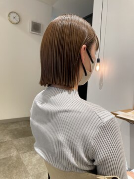 ヘイリーボブ/切りっぱなしボブ/大阪枚方美容室