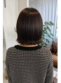 栄　髪質改善　　美髪　艶髪　外ハネボブ