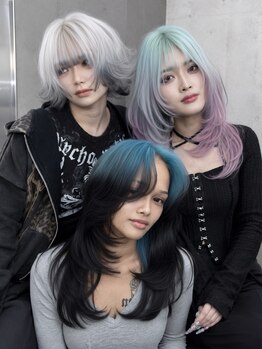 エゴ 池袋(EGO)の写真/モテ髪ヘアはEGOにお任せ♪デザインカラーなど様々なカラーの引き出してあなた史上最高の髪色に☆
