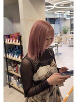リガナッツ 王子店(Riganuts) レディース/レイヤー/切りっぱなし/ハイトーン/ピンクベージュ