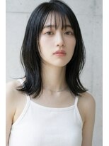 リコ ヘアアンドリラクゼーション 名駅店(LICO HAIR&RELAXATION) 切りっぱなしミディアムボブ 名古屋駅