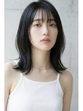 リコ ヘアアンドリラクゼーション 名駅店(LICO HAIR&RELAXATION) 切りっぱなしミディアムボブ 名古屋駅