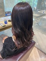 ファースト 東仙台店(first) インナーカラー・セミロング◯20代30代40代50代