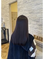 カイノ なんばタワー店(KAINO)&nbsp;暗髪ストレート