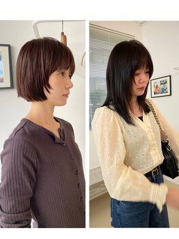ハーロウ(HARLOW)の写真/顔周りのレイヤーで、いつもの髪に変化を◎