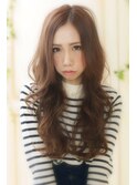 七三分けフェミンロングスタイル
