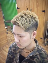 ヘアスタジオ ロメオ(hair studio Romeo)&nbsp;外国人風☆グラデーションボウズ