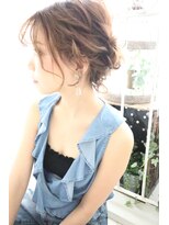 ケアシンサイバシ(CARE shinsaibashi) 結婚式お呼ばれ☆二次会ヘア」大人可愛いヘアアレンジ