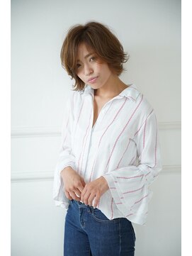 ナオシ トレス 富雄店(nao*c tres) 【nao*c富雄店】外ハネ☆ゆるふわ エアリーショート