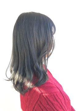 ヘアメイク オブジェ(hair make objet) ネイビーブルー