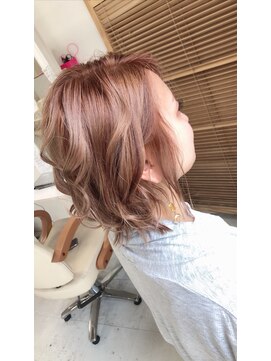 トータルビューティーサロン ディーグレース(TotalBeautySalon D.Grace) ハイトーンオレンジベージュ