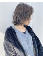 ノア ヘアデザイン 町田店(noa Hair Design) ミディアムレイヤー×グレージュシェード