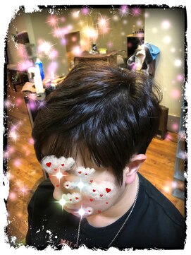 エアー(air) アシンメトリーショートスタイル