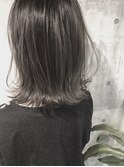 コントラストの効いた外国人風ハイライト☆シルバーアッシュ☆