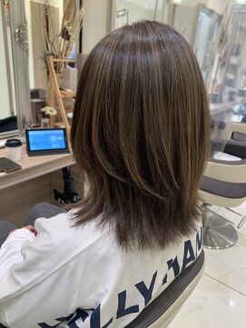 アッシュ 戸田公園店(Ash) ナチュラルエアータッチハイライト×バレイヤージュ