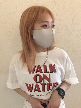 ラフ バイ マグ 南松本(R.A.F. by Mag) 20代30代大人可愛いダブルカラーブリーチハイトーンカラー