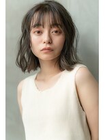 オースティン 錦糸町(AUSTIN)&nbsp;大人かわいい前髪セシルカットココアブラウンフリンジウェーブ