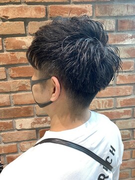 ベイショア(Bay Shore NY) 【Bay shore 池袋】黒髪ツーブロック 刈り上げ 無造作