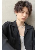 メンズアップバング×束感ショートマッシュ
