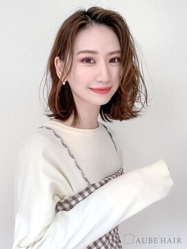 オーブ ヘアー ミエル 広島段原店(AUBE HAIR miel) 20代・30代_結べるボブ