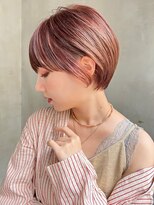 シエナ 渋谷(Siena) ショート×ピンクベージュ