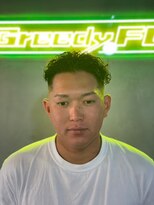 グリーディーフォックス 代々木(Greedy FOX)&nbsp;アップバング/ツーブロックマッシュ/束感/波巻き[シェービング]